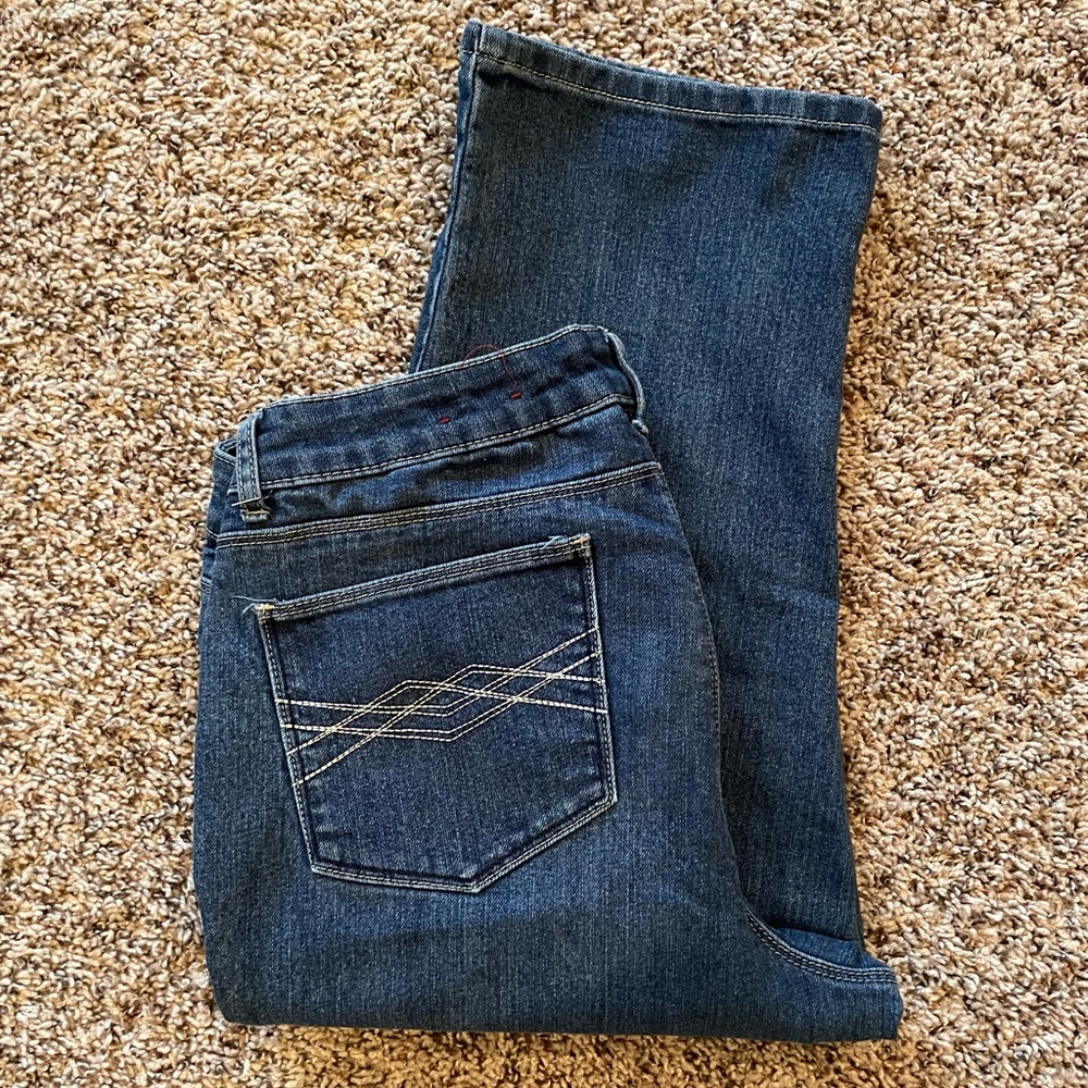 Dress Barn Capri Denim Jeans Women’s Size 10P 10 Petite Capris Cropped Pants - Picture 2 of 5